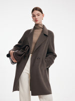 [Preview] Luxurious 100% Baby Cashmere Double-Faced Women Coat GOELIA