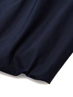 Dark Navy Bubble Hem Women Sleeveless Maxi Dress With Bag GOELIA