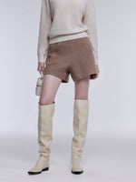 [Preview] Washable Cashmere Wool Blend Women Shorts GOELIA