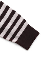 [Preview] Round Neck Stripe Women Knit Top With Detachable Sailor Collar GOELIA