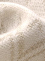 100% Wool Jacquard Women Sweater GOELIA