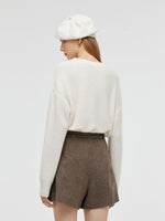 Wool And Cashmere Sequins Women Sweater GOELIA