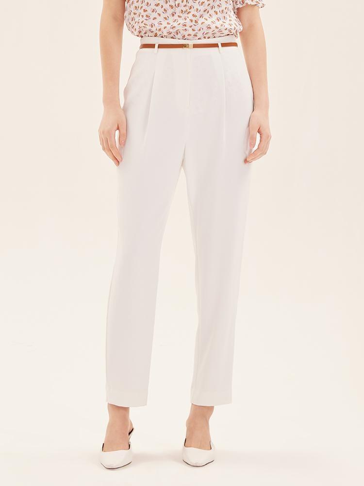 Tapered Pants With Belt GOELIA