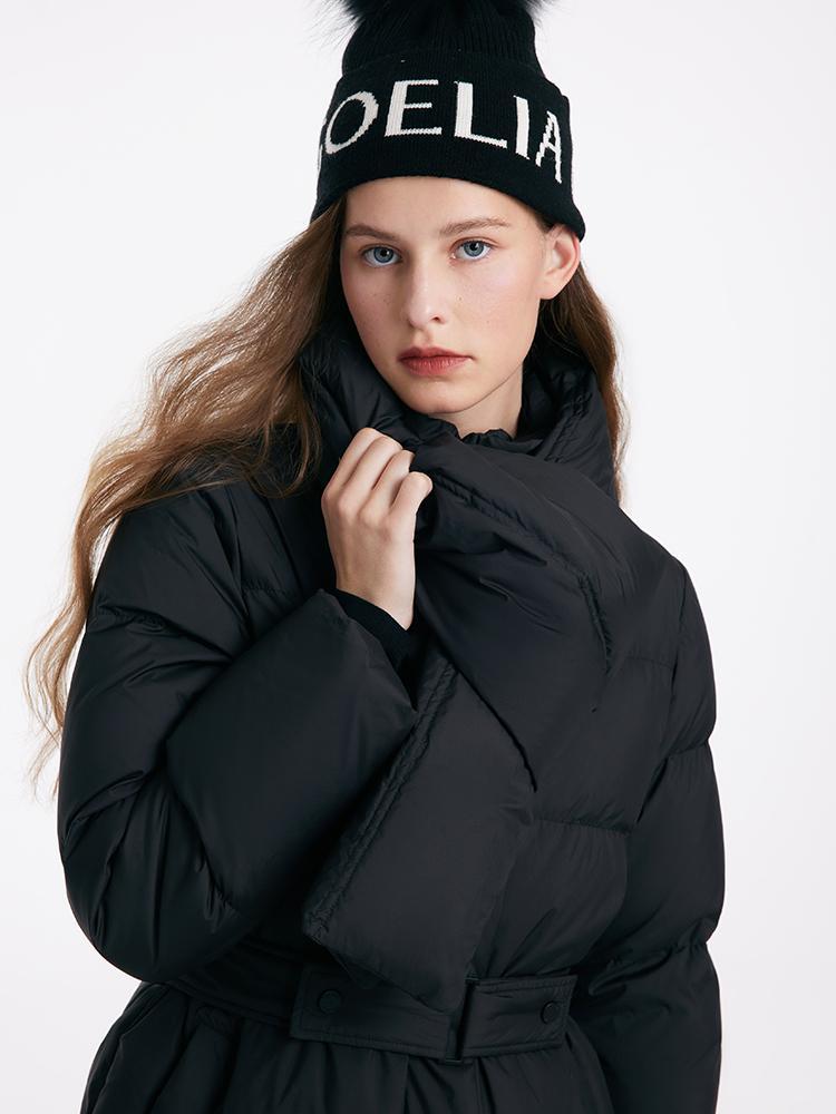 Triple Protection Fabric Goose Down Garment With Scarf GOELIA