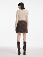 Vintage Plaid A-Line Women Mini Skirt GOELIA