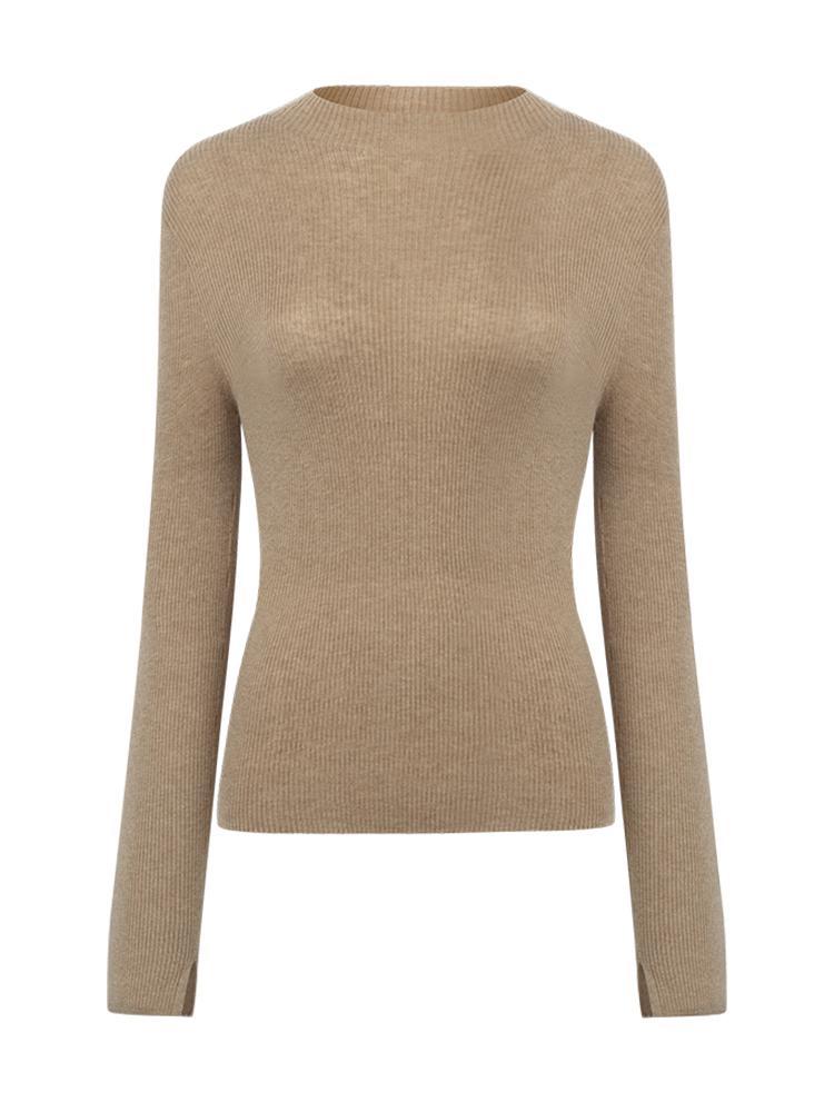 Machine Washable Wool Seamless Sweater GOELIA