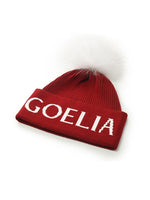 Letter Jacquard Knitted Hat GOELIA