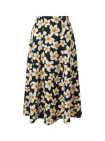 Cotton Stretch Floral Print Women Skirt GOELIA