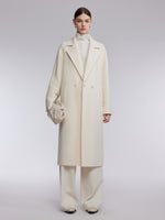 [Preview] Cashmere Wool Blend Double-Faced Women Overcoat GOELIA