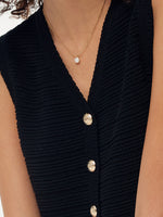 V-Neck Slim Fit Women Knit Vest GOELIA