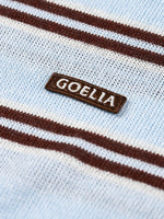 [Preview] Crew Neck Stripe Women T-Shirt GOELIA