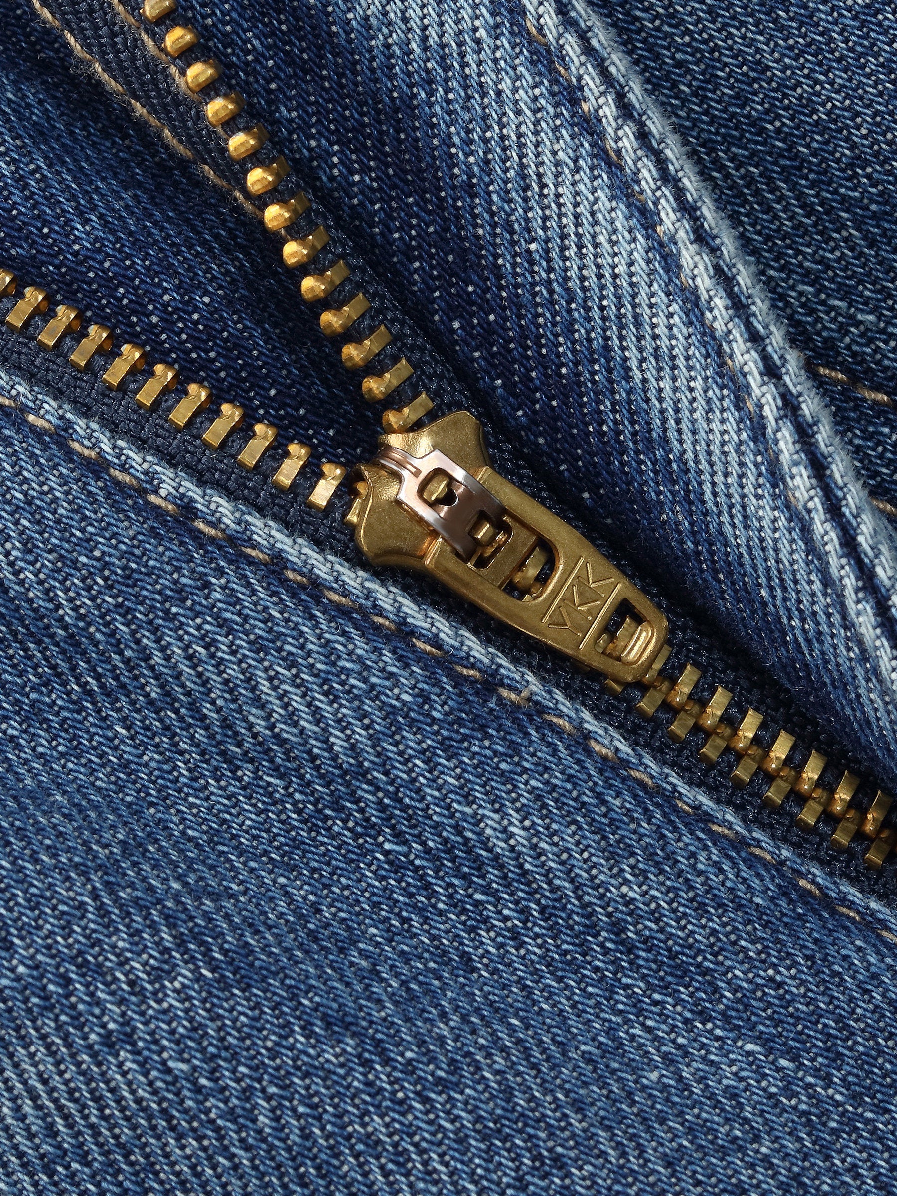 [Preview] 100% Cotton Denim Fleece Lined Women Curved Jeans GOELIA
