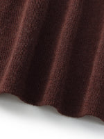 Cashmere Mulberry Silk Tencel Blend Women Knit Top GOELIA