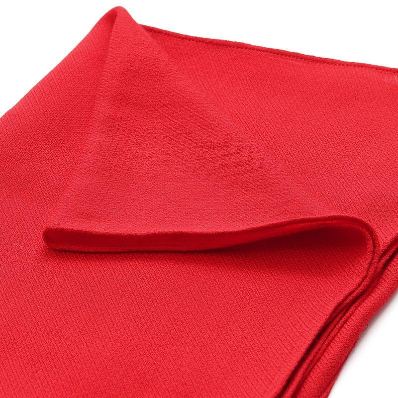 Red Wool Scarves Set GOELIA