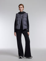 [Preview] Goose Down Vest And Knit Zip-Up Hoodie Two-Piece Set GOELIA