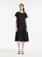 16 Momme Xiang Yun Silk Women Midi Dress GOELIA