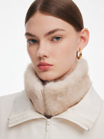 [Preview] Parka Jacket And Faux Fur Collar Puffer Vest Two-Piece Set GOELIA