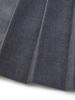 [Preview] A-Line Pleated Women Skirt With Belt GOELIA
