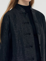 18 Momme Xiang Yun Silk Quilted Unisex Jacket GOELIA