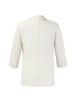 Acetate Blend 3/4 Sleeve Women Blazer GOELIA