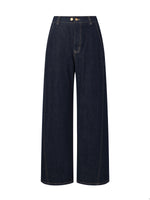 Denim Stretch Adjustable Waist Women Jeans With Detachable Down Liner GOELIA