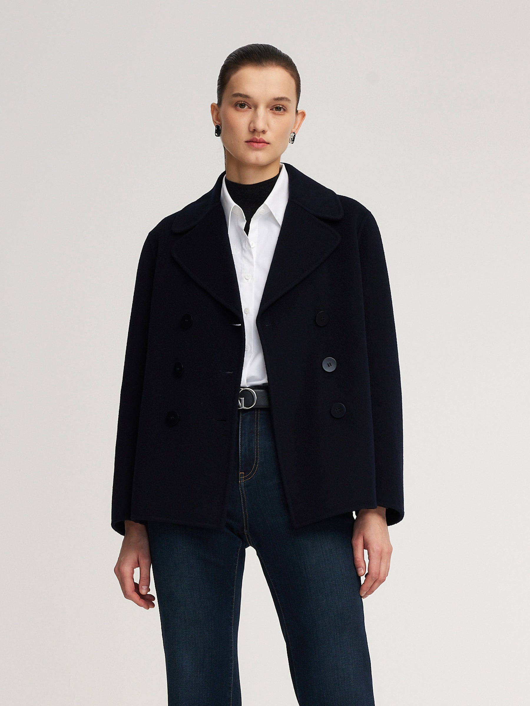 [Preview] 100% Wool Double-Faced Women Coat GOELIA