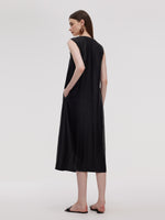 16MM Xiang Yun Silk Women Sleeveless Maxi Dress GOELIA
