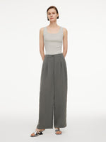 [Preview] Triacetate Blend Women Straight Leg Pants GOELIA