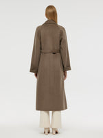 Cashmere Wool Unisex Wrap Coat GOELIA