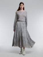 [Preview] Crushed Pleated A-Line Women Skirt GOELIA