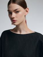 14MM Gambiered Canton Gauze Women Textured Stretch Blouse GOELIA