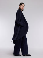 [Preview] 100% Wool Double-Faced Women Wrap Overcoat GOELIA