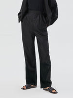 18 Momme Xiang Yun Silk Ankle Banded Pants For Women GOELIA