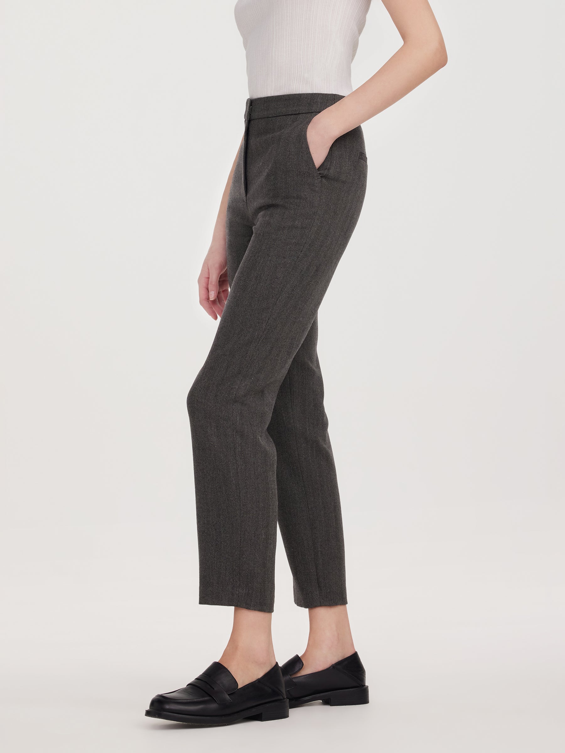 [Preview] 100% Washable Wool Women Tapered Pants GOELIA