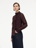 [Preview] Tie Front Women Shirt With Camisole GOELIA
