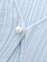 Cotton H-Line Women V-Neck Cardigan GOELIA