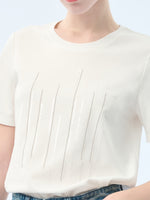 [Preview] 100% Cotton Round Neck Women T-Shirt GOELIA
