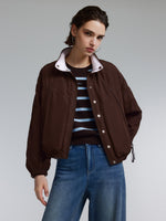 [Preview] Reversible Goose Down Baseball Jacket GOELIA