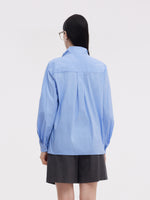 Wool Blend Vest And Blouse Two-Piece Set GOELIA