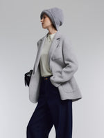 [Preview] Yak Silk Wool Blend Double-Faced Women Blazer GOELIA