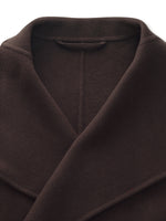 Cashmere Wool Blend Convertible Collar Women Wrap Coat GOELIA