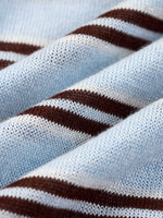 [Preview] Crew Neck Stripe Women T-Shirt GOELIA