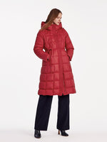 Hooded Pleated Goose Down Garment GOELIA