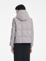 [Preview] Hooded Goose Down Cropped Jacket GOELIA