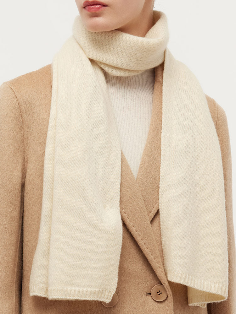 100% Cashmere Plain Scarf GOELIA