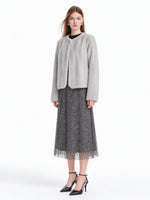 Eco-friendly Faux Fur Women H-Line Coat GOELIA