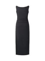 Modal Gathered Waist Women Vest Maxi Dress GOELIA