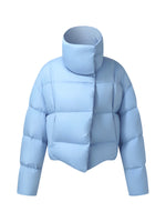 Windproof Lightweight Wide Lapel Goose Down Jacket GOELIA