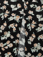 100% Cotton Floral Print Twist Front Women Maxi Dress GOELIA