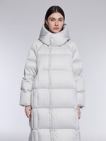 [Preview] Hooded Goose Down Unisex Overcoat GOELIA